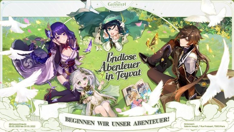 Genshin Impact Kunstausstellung