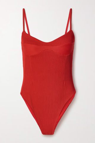 HAIGHT, Monica Ribbed Swimsuit