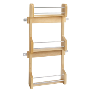 A tiered spice rack 