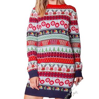 Threadbare Christmas Jumper Dress