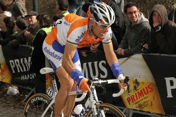 Oscar Freire (Rabobank) couldn't repeat his heroics of a week ago in Sanremo.