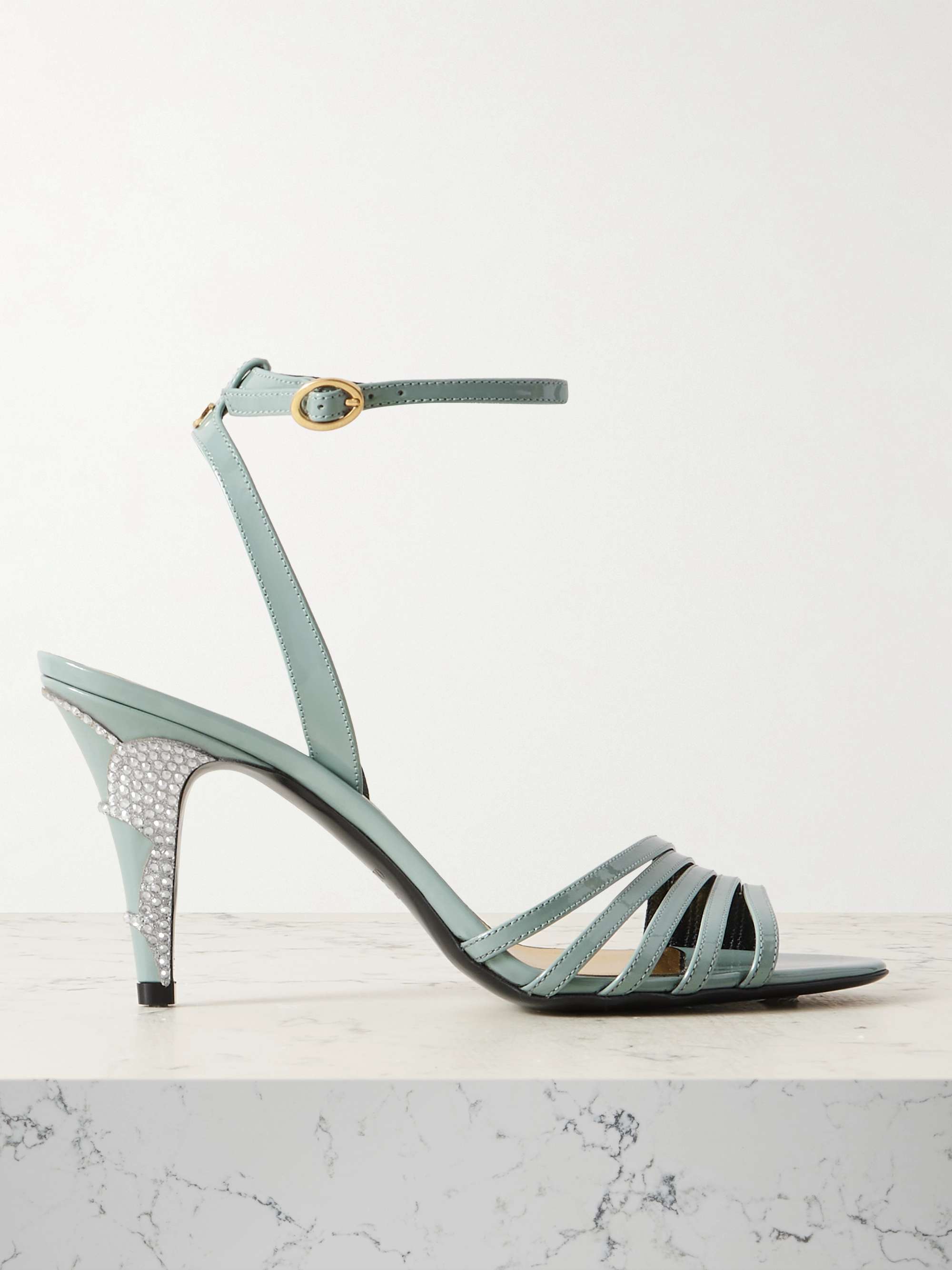 Ladycrush Glossed-Leather Pumps