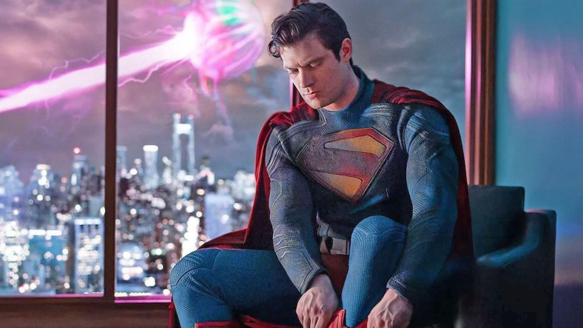 David Corenswet as Superman.