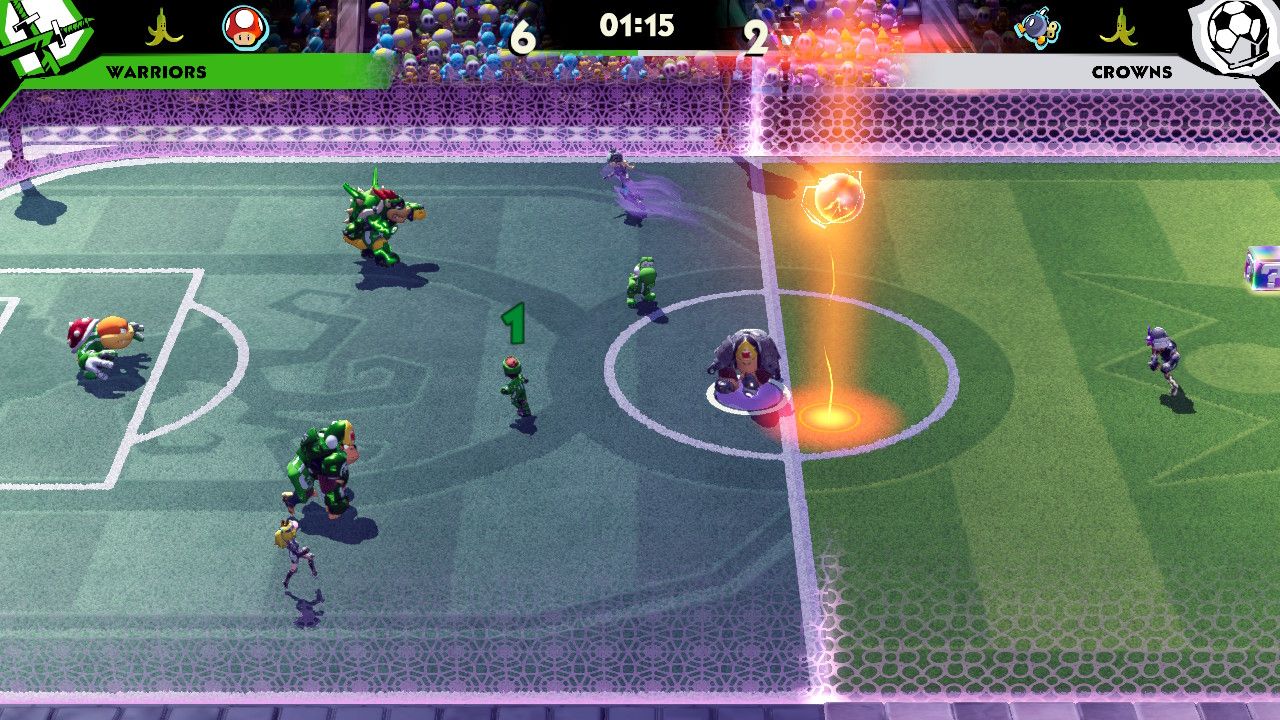Donkey Kong Strike Orb in Mario Strikers: Battle League