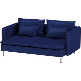 Durable Velvet Fabric Sofa Cover Compatible With Ikea Soderhamn Couch