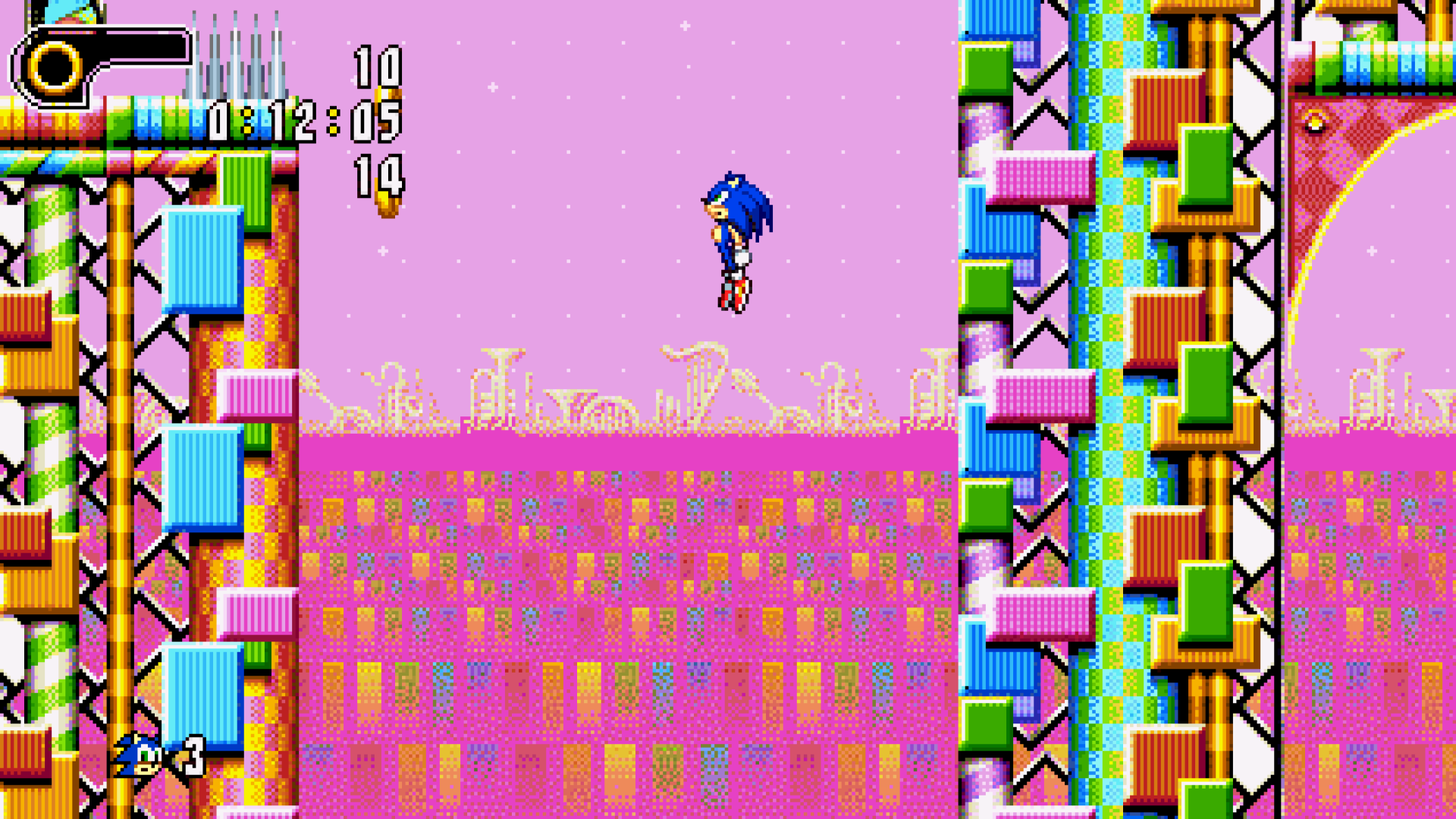 Sonic Advance 2 level Music Plant in Sonic Mania as a mod