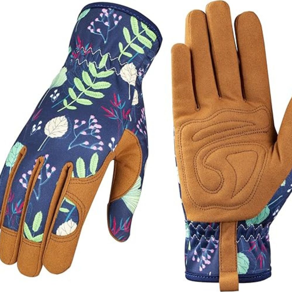 Bamllum Leather Gardening Gloves product cut out