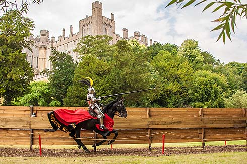 Jousting at Arundel Castle
