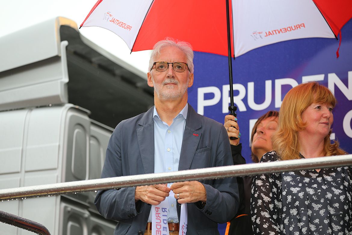 Brian Cookson at the RideLondon Classique