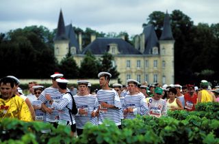 The Pichon Longueville castle on the route.