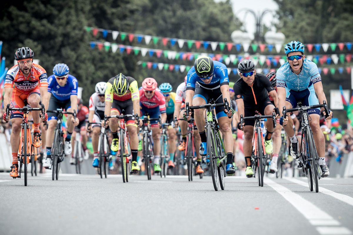 Mihkel Raim wins stage 1 at Tour d'Azerba&iuml;djan