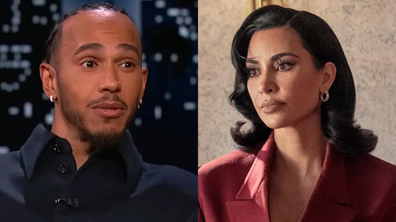 Lewis Hamilton on Jimmy Kimmel Live and Kim Kardashian on All's Fair.