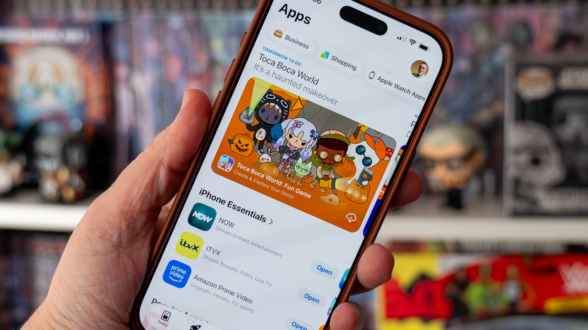 Apple&#039;s App Store running on an iPhone 17 Pro Max