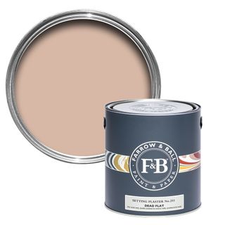 plaster pink paint pot 