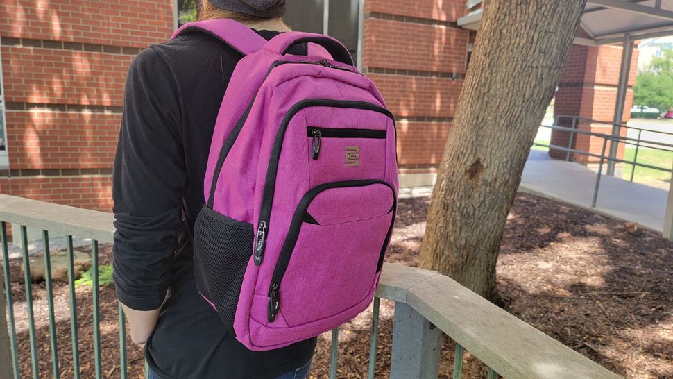Volher Laptop Backpack review Barbie pink is in Laptop Mag