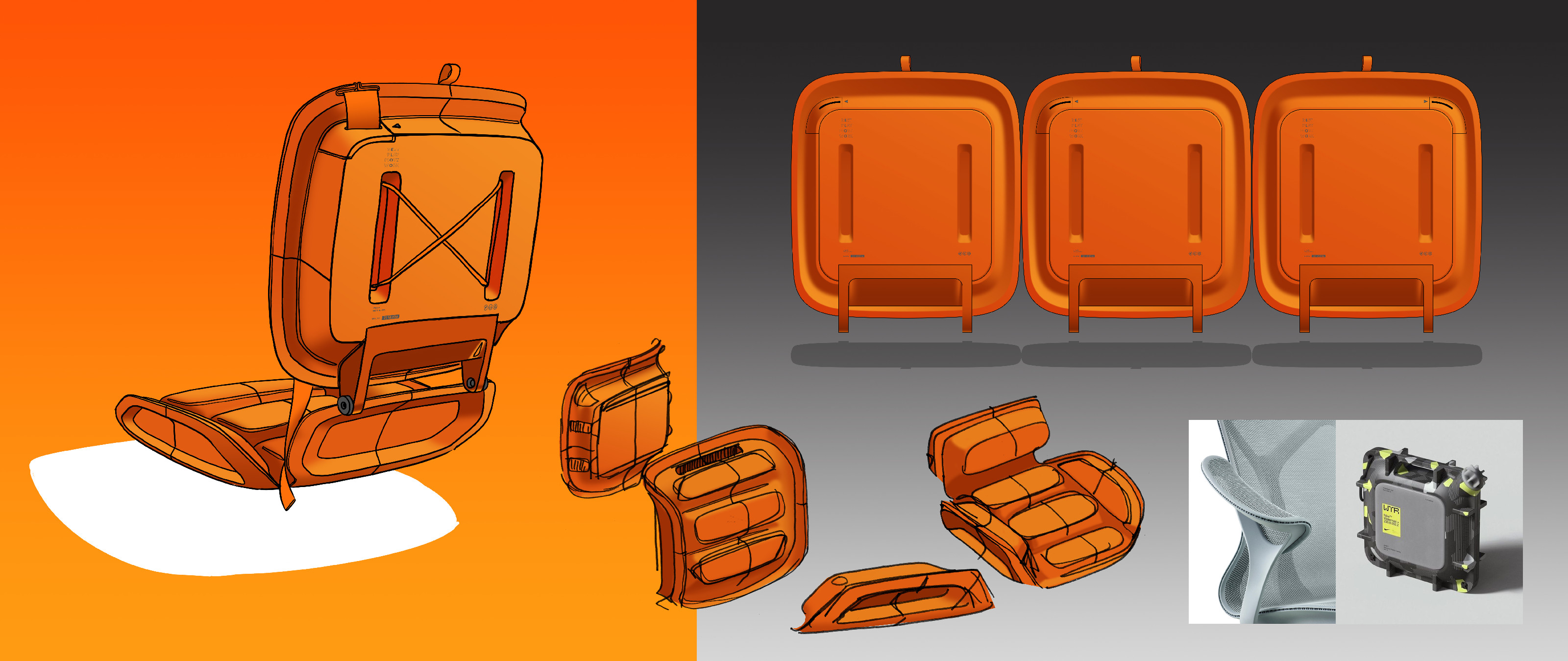 Modular seat design in the Citro&amp;euml;n ELO