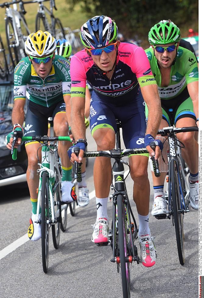 After being in the decisive breakaway, Niemiec went on to win stage 15 at the Vuelta