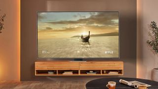 Samsung QN85B in living room
