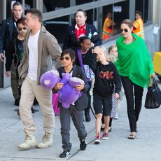 Brad Pitt, Angelina Jolie and their children