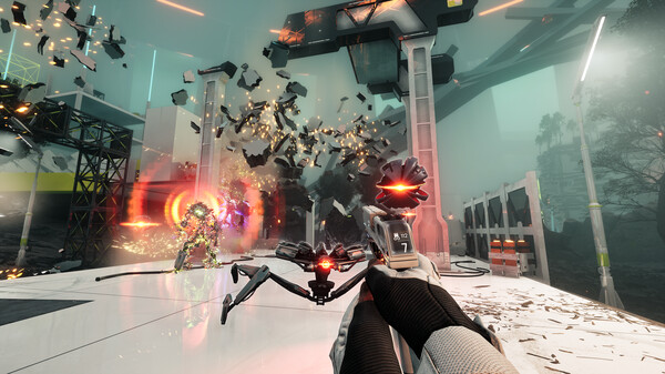 A screenshot from the FPS game Void/Breaker