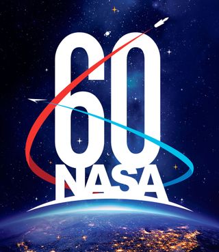NASA’s logo for its 60th anniversary on Oct. 1, 2018.
