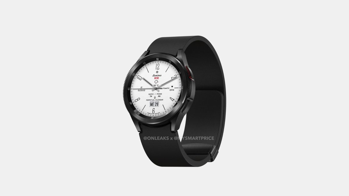 Galaxy Watch 6 Classic renders