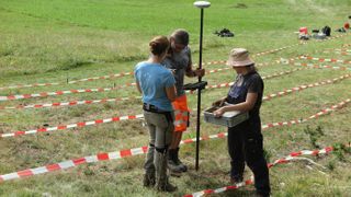 A team of about 30 people from the Graubünden canton archaeological service and the University of Basel excavated the site near the mountain town of Tiefencastel in September 2021.