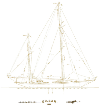 diagram of yacht