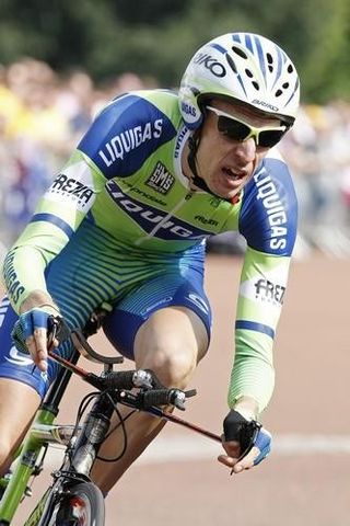 British rider Charles Wegelius (Liquigas) doesn't race at home too often.