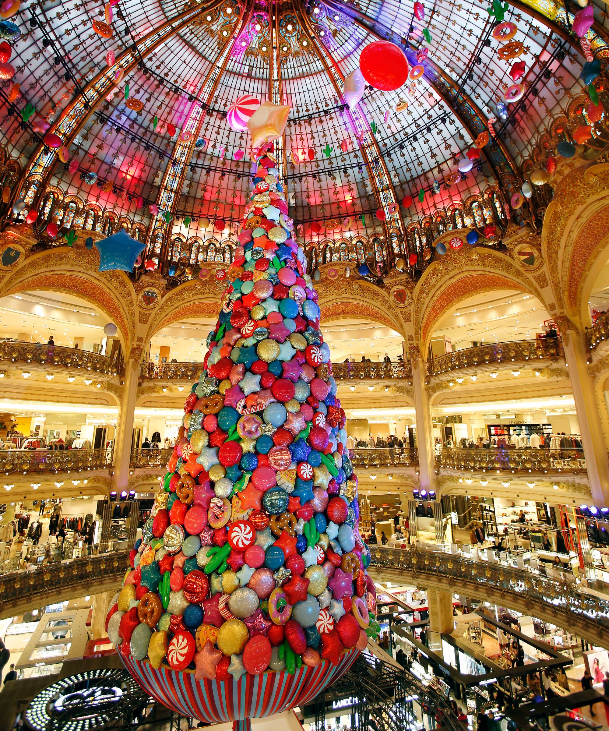 Galeries Lafayette Christmas tree
