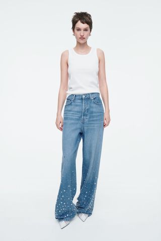 Embellished Relaxed Jeans