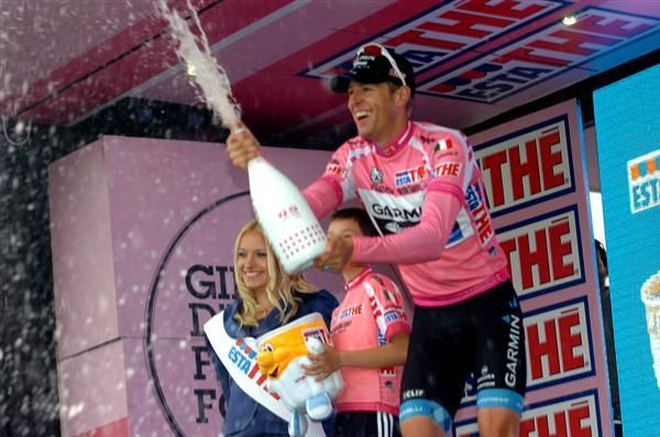 Ryder Hesjedal will start stage 10 as leader of the Giro