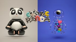 Mr Kat & Friends - a panda