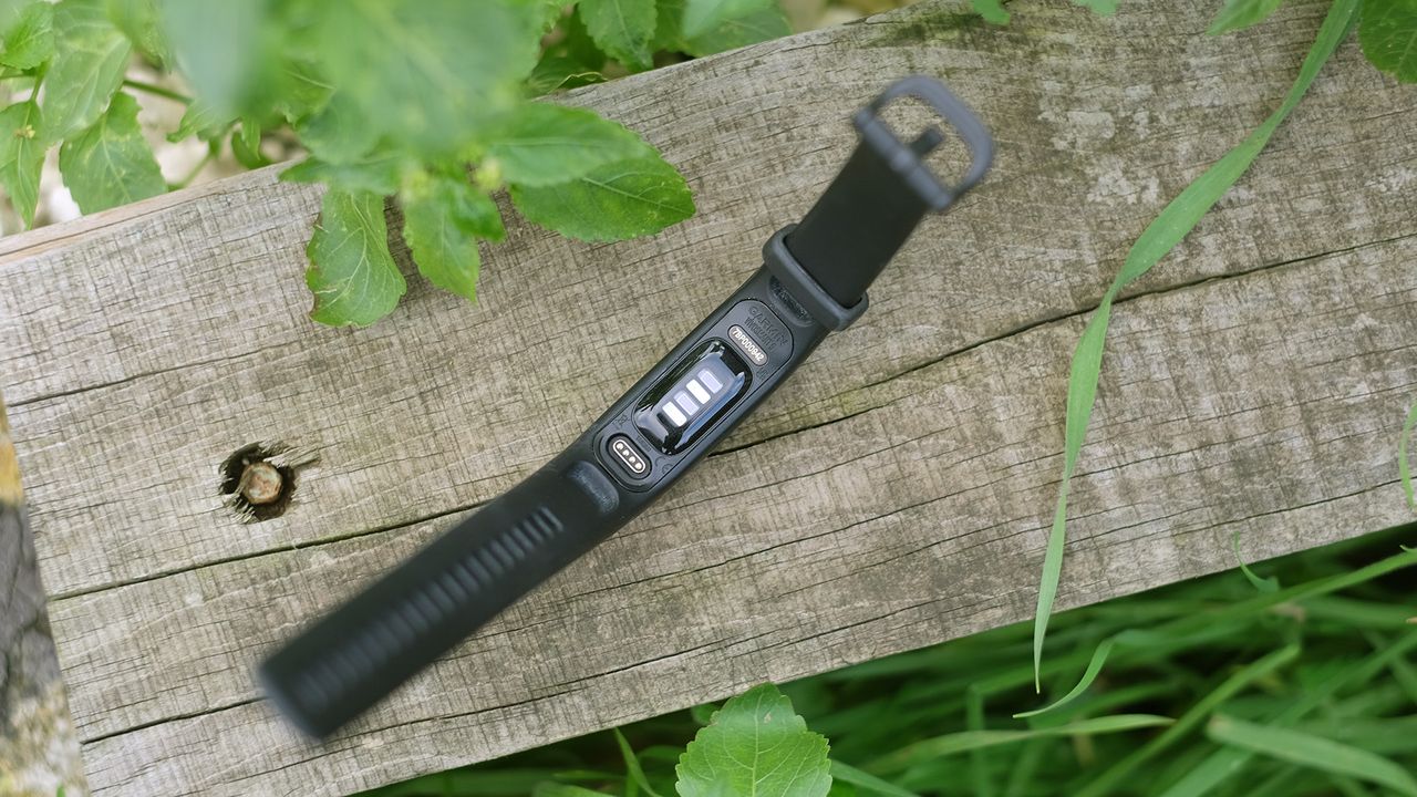Garmin Vivosmart 5 being tested by Live Science contributor Andrew Williams