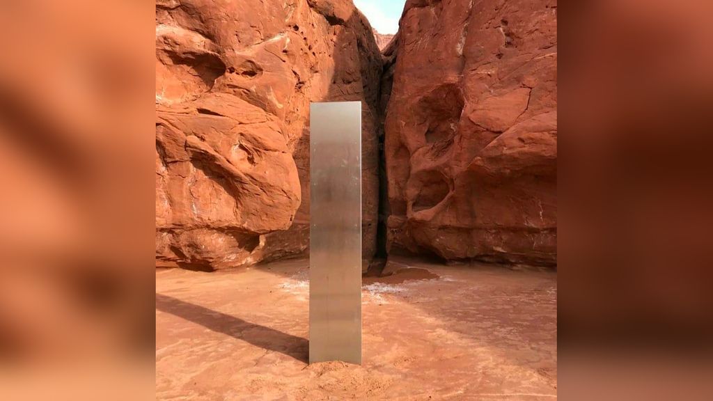Who set up this mysterious metal monolith in Utah desert? (It's not aliens.)