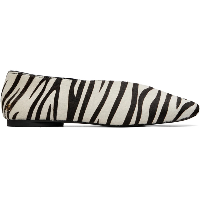 ANINE BING, Ana Calf Hair Ballerina Flats