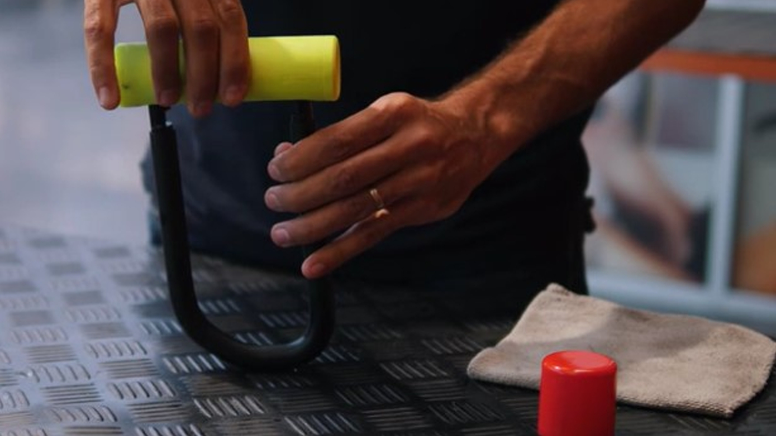 Decathlon Elops 900 M bike lock