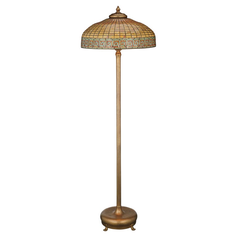 Tiffany Studios Greek Key Floor Lamp