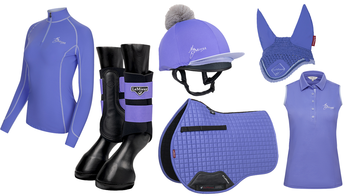 LeMieux bluebell matchy-matchy set