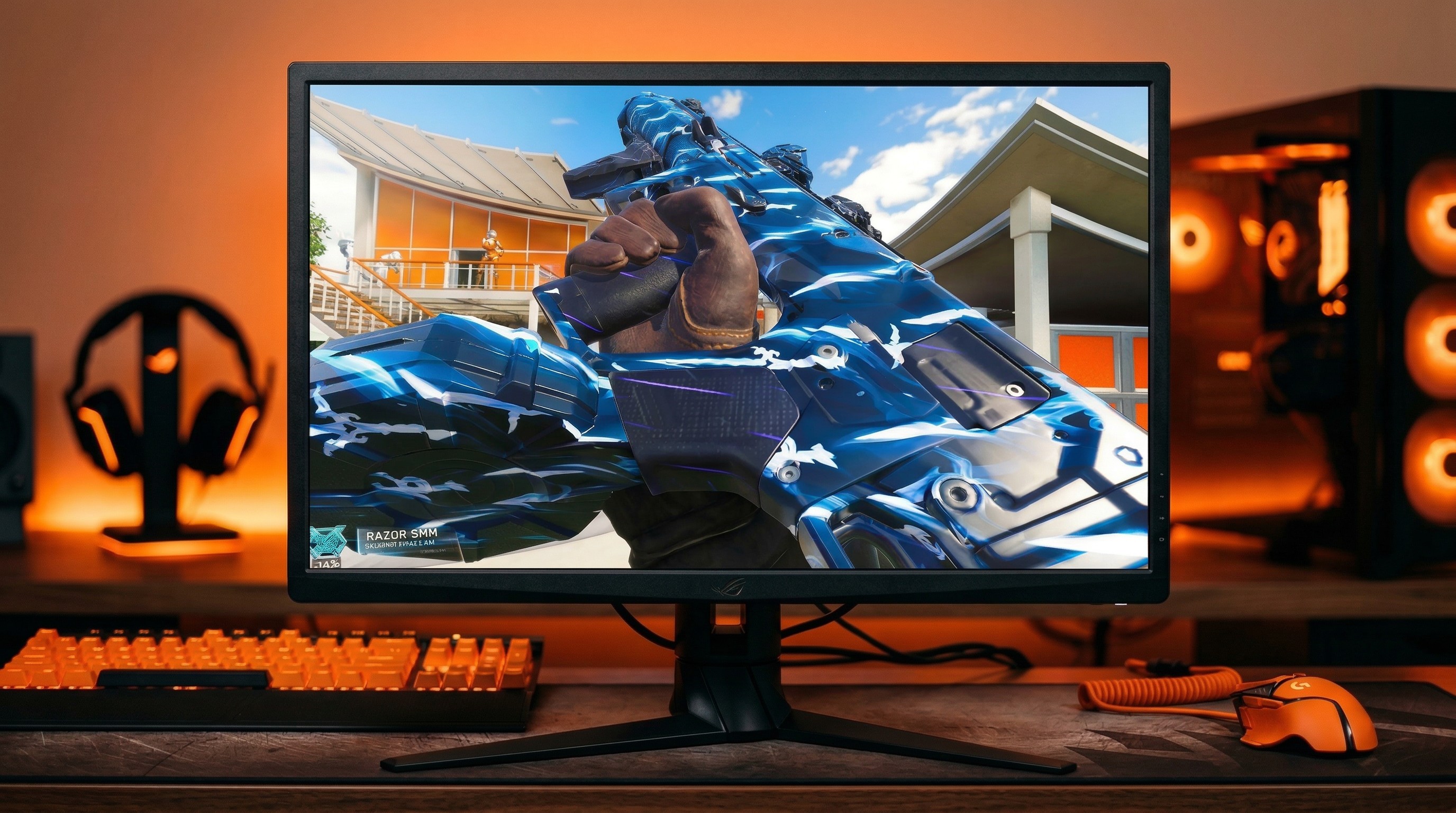 The Razor 9mm in Black Ops 7 with the Season 02 five weekly challenge camo applied. 