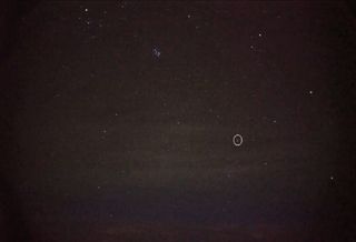 Quadrantid Meteor Seen from Balloon