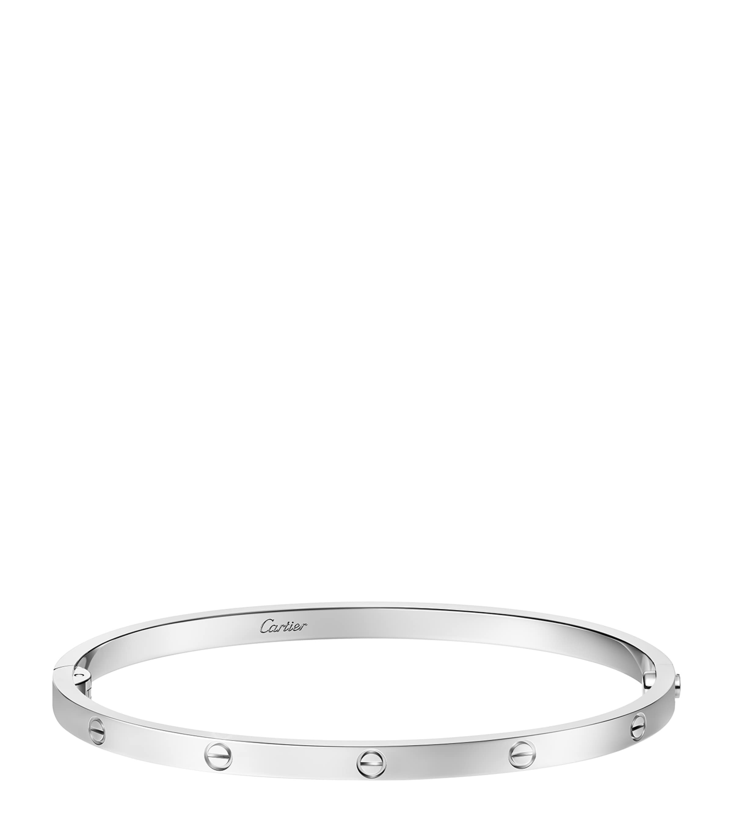 Love Small White Gold Bracelet