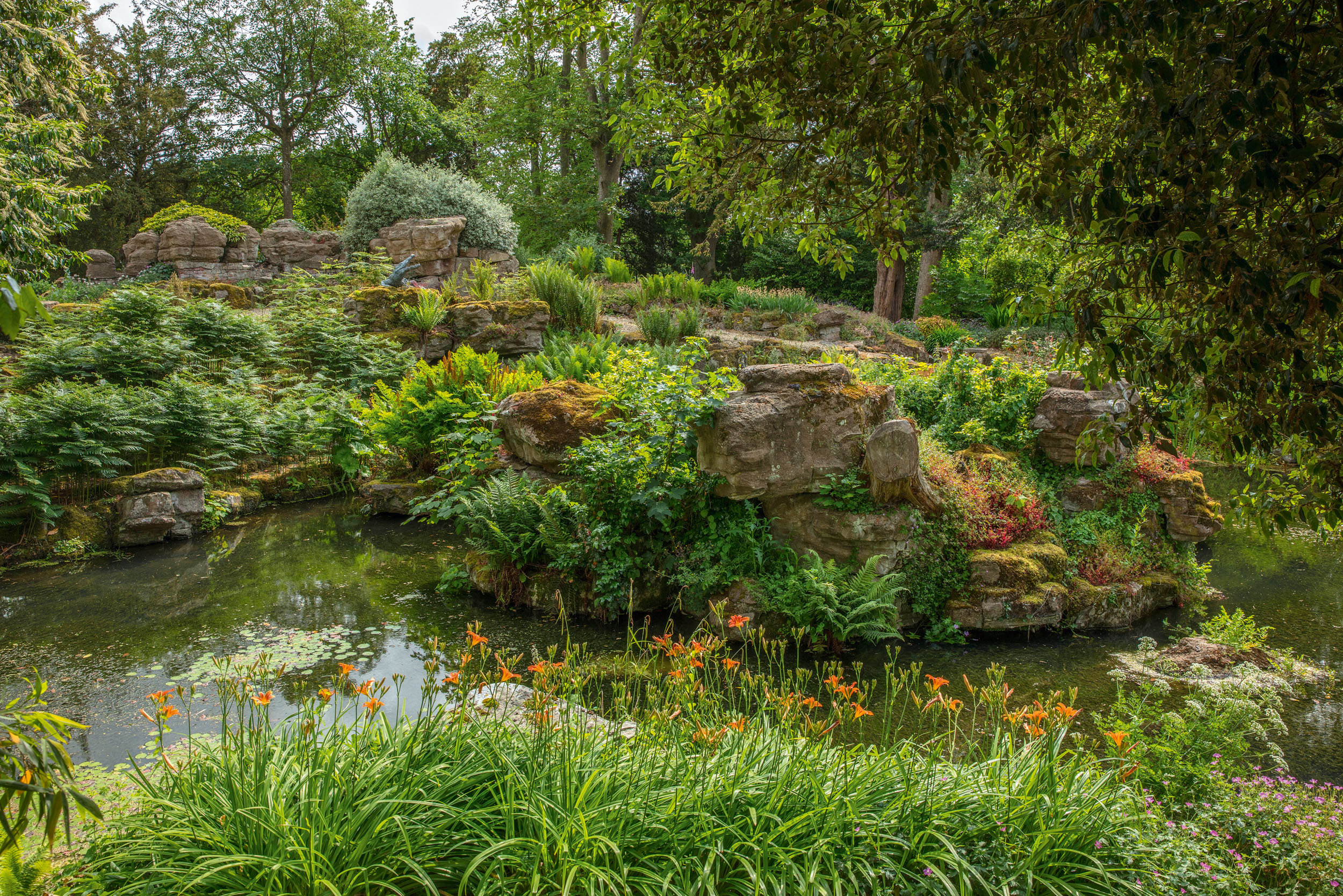 The gardens of Highnam Court
