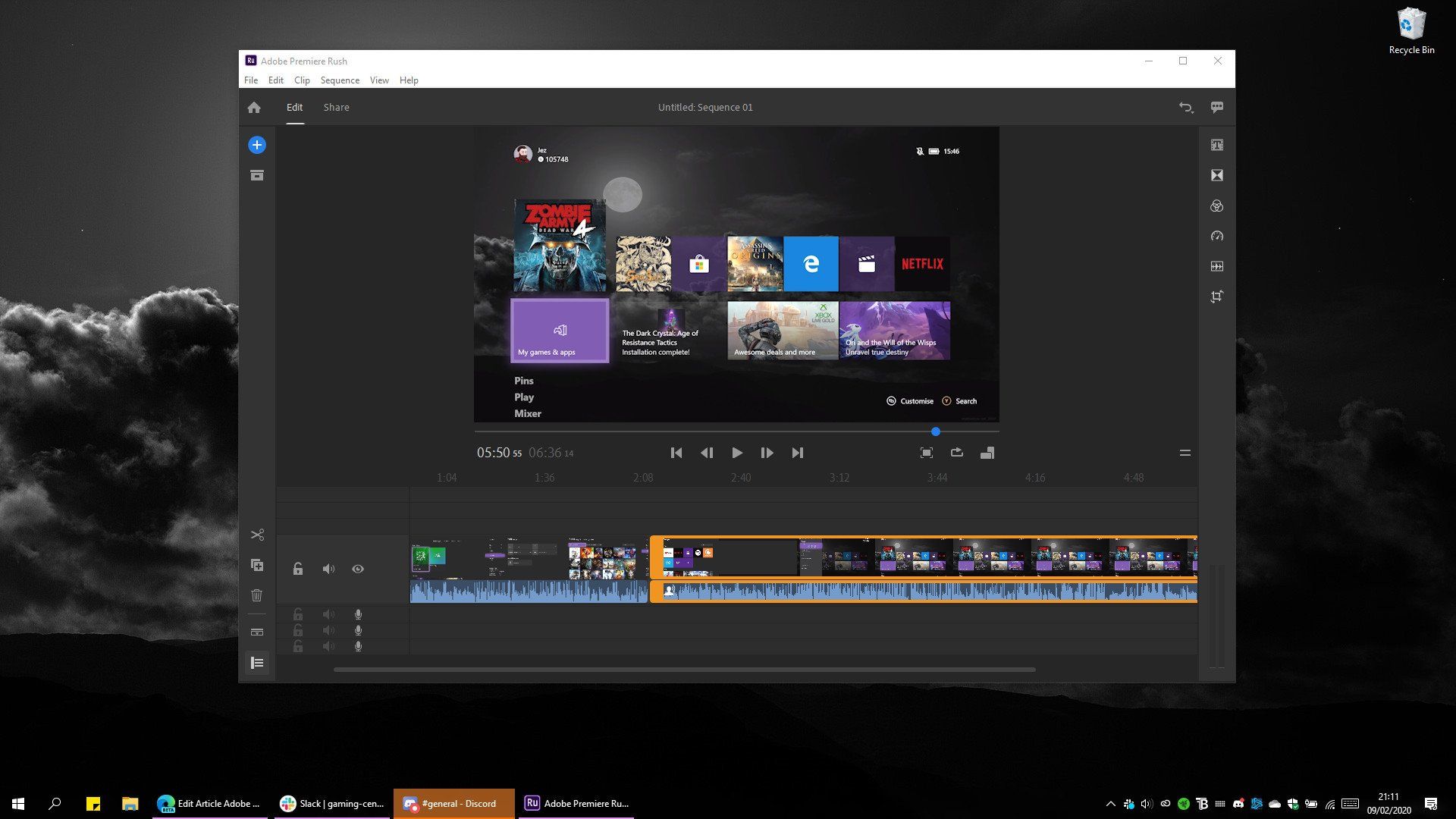 Adobe Rush is an efficient, if expensive lightweight PC video editor