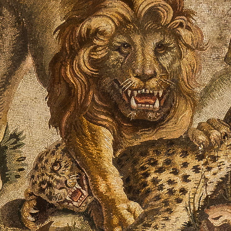 The micro mosaic at Holkham Hall