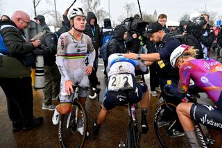 Lotte Kopecky and her teammates regroup after a less than stellar Tour of Flanders
