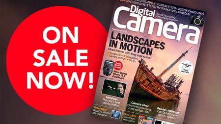 Front cover of issue 305 (April 2026) of Digital Camera World magazine and a red blob that reads 'On sale now!'