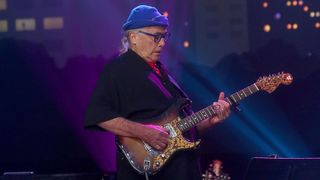 Ry Cooder performs in concert during the Austin City Limits 2017 Hall of Fame Inductions at ACL Live on October 25, 2017 in Austin, Texas