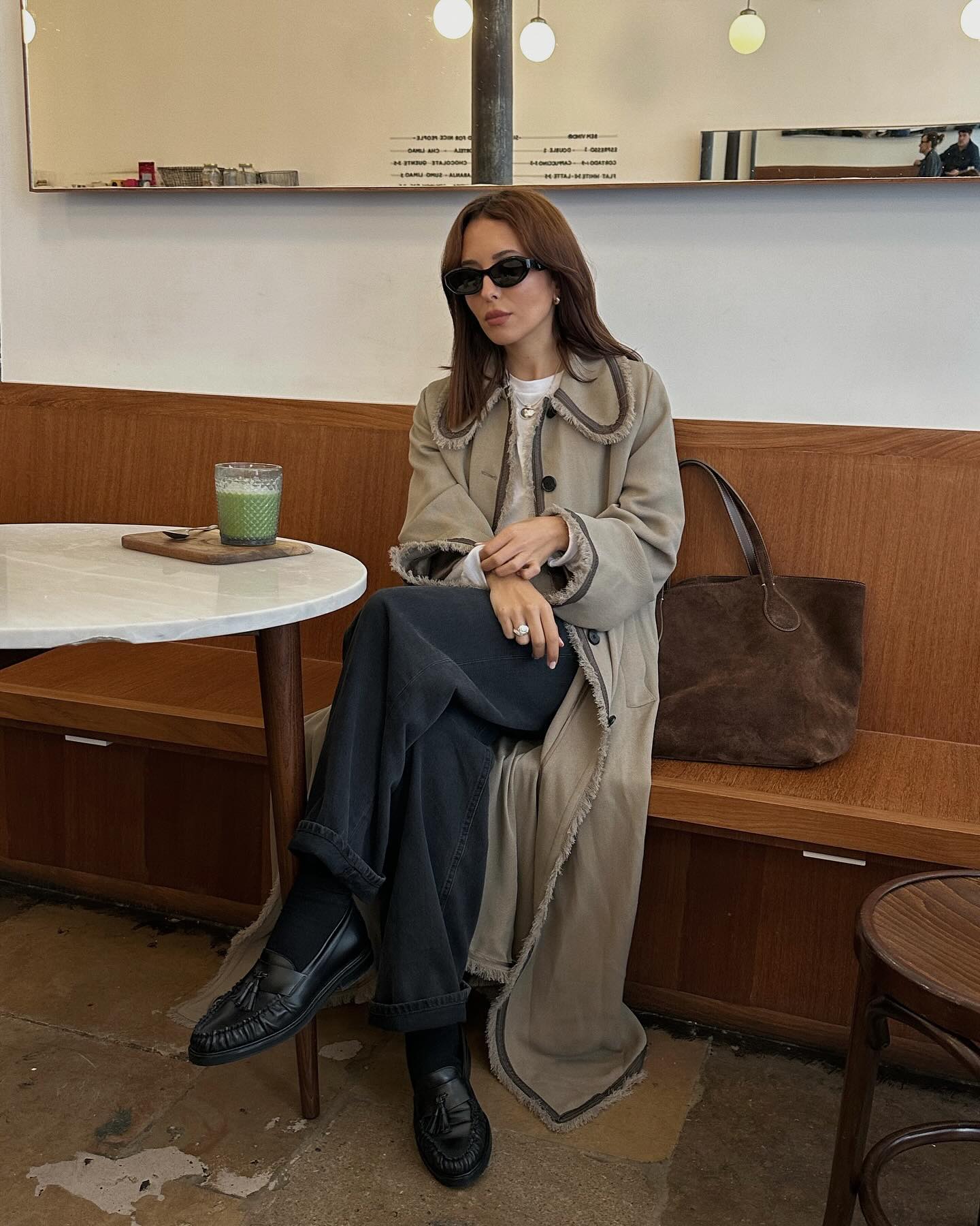 Jeans with loafers outfits