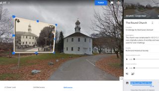 Screenshot of the Round Church in Vermont